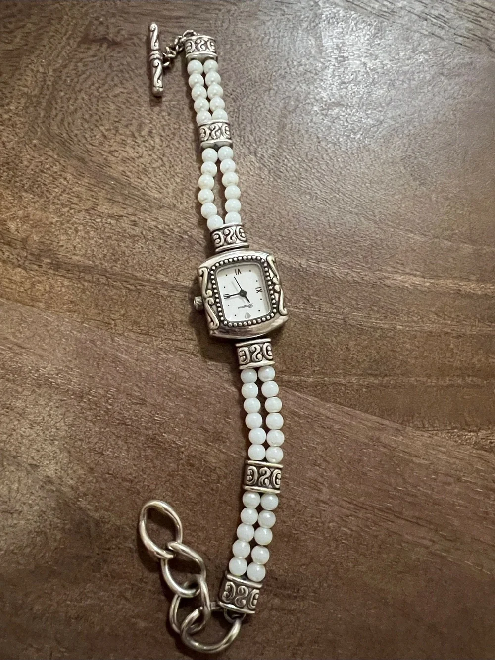 Brighton white bead
